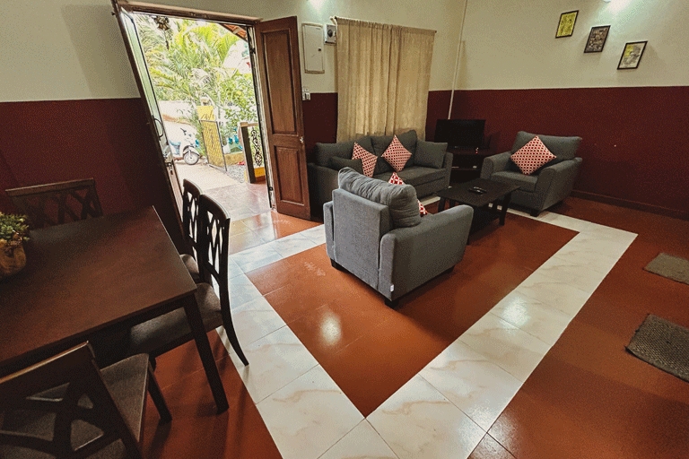 Yellow Footprints- 2BHK Villa With Garden View | Laze Around Us